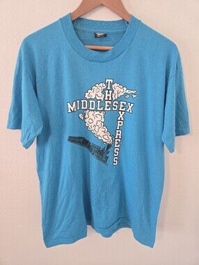 Vintage Middlesex Express Train T Shirt Mens Large Best Screen Stars